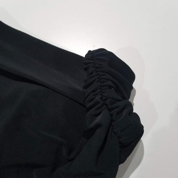 Magicsuit Shirred Bikini Bottom Black Size 12 - Picture 5 of 9